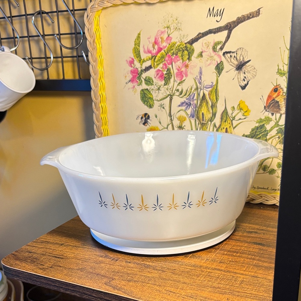 Fire King “Candle Glow” Mixing Bowl